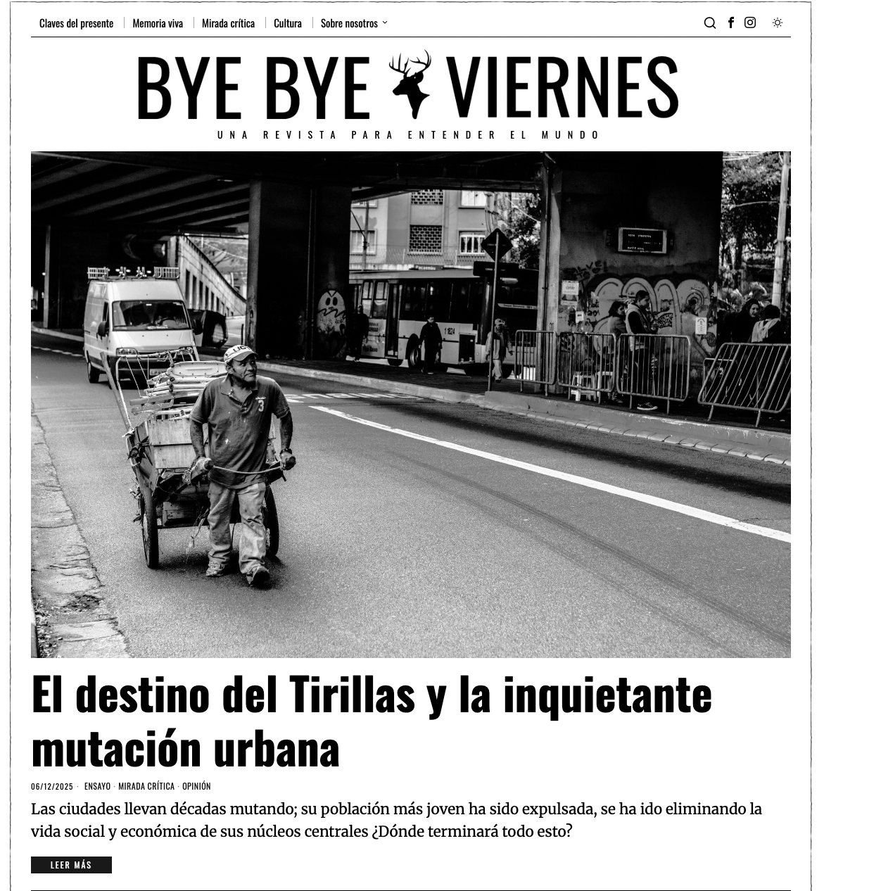 Bye Bye Viernes editorial project